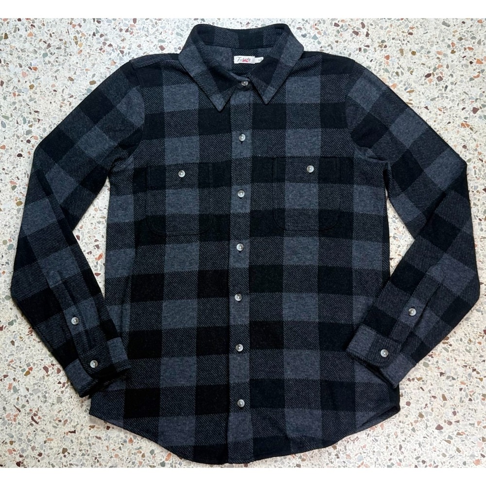 Faherty Women's Button Up Long Sleeve Multicolored Flannel Shirt Size Small